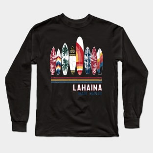 Lahaina Maui Vintage Hawaiian Long Sleeve T-Shirt